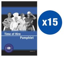 Workers' Compensation Pamphlet (Time of Hire) - 15 Pack