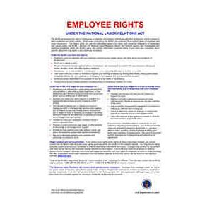 Employee Rights Under The National Labor Relations Act (Federal Contractors Only)(English)